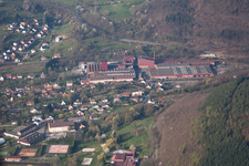 Niederbronn-les-Bains in the state Bas-Rhin, France seen from a drone