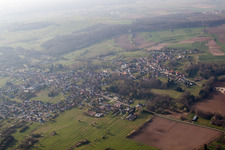 Oblique view of Gumbrechtshoffen in the state Bas-Rhin, France