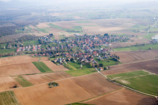 Surbourg in the state Bas-Rhin, France out of the air
