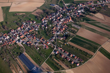 Aerial photograpy of Siegen in the state Bas-Rhin, France