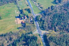 Former forester's house in the Bienwald: Langenberg in Wörth am Rhein in the state Rhineland-Palatinate, Germany