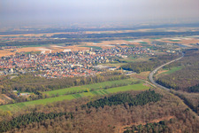 Bienwaldstadt from the south in Kandel in the state Rhineland-Palatinate, Germany