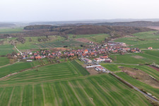 Village view in the district Linden in Straufhain in the state Thuringia, Germany