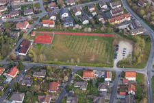 Sports field in the district Herschfeld in Bad Neustadt an der Saale in the state Bavaria, Germany