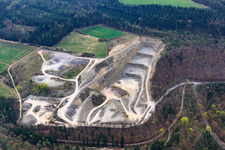 Quarry in the district Haina in Römhild in the state Thuringia, Germany
