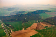 Rest area on the B4 in the district Gleußen in Itzgrund in the state Bavaria, Germany