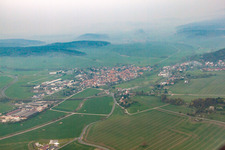 Aerial photograpy of Bad Colberg in Heldburg in the state Thuringia, Germany