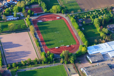 Herxheim Central Sports Facility with SV Viktoria 1913 eV Herxheim in Herxheim bei Landau in the state Rhineland-Palatinate, Germany