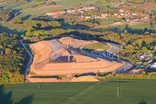 Landfill before sealing in Berg in the state Rhineland-Palatinate, Germany