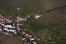 Aerial view of To the Althart in the district Haardt in Neustadt an der Weinstraße in the state Rhineland-Palatinate, Germany