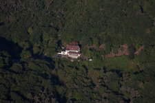 Drone image of District Hambach an der Weinstraße in Neustadt an der Weinstraße in the state Rhineland-Palatinate, Germany