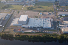 Oberwald Industrial Estate, PEG in Wörth am Rhein in the state Rhineland-Palatinate, Germany out of the air