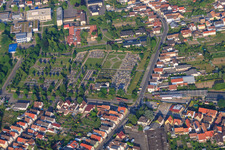 Cemetery Rülzheim in Rülzheim in the state Rhineland-Palatinate, Germany