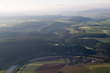 Nuclear power plant Grohnde remotely in the district Grohnde in Emmerthal in the state Lower Saxony, Germany
