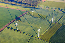 Kugelberg Hohe wind farm - Vestas V80-2MW in the district Brökeln in Hehlen in the state Lower Saxony, Germany