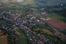 Town View of the streets and houses of the residential areas in the district Albaxen in Hoexter in the state North Rhine-Westphalia