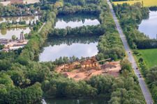 Durant-Weserkieswerk GmbH in the district Godelheim in Höxter in the state North Rhine-Westphalia, Germany