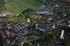 Church building in the village of in the district Bellersen in Brakel in the state North Rhine-Westphalia