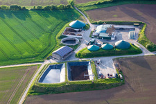 Biogas plant in the district Münsterbrock in Marienmünster in the state North Rhine-Westphalia, Germany