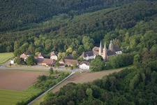 Complex of buildings of the monastery Abtei Marienmuenster in Marienmuenster in the state North Rhine-Westphalia