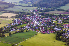 Village view in the district Rischenau in Lügde in the state North Rhine-Westphalia, Germany