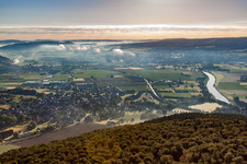From the southwest in the district Albaxen in Höxter in the state North Rhine-Westphalia, Germany