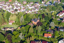 Building of the retirement home Parkschloesschen in Boffzen in the state Lower Saxony, Germany