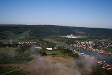 Aerial photograpy of District Würgassen in Beverungen in the state North Rhine-Westphalia, Germany