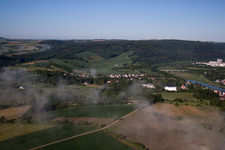 District Herstelle in Beverungen in the state North Rhine-Westphalia, Germany from above