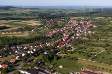 Village view in the district Langenthal in Trendelburg in the state Hesse, Germany