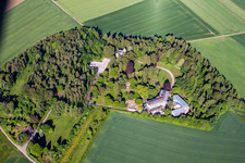 Industrial Park Metal Training Center WBS in Beverungen in the state North Rhine-Westphalia, Germany seen from above