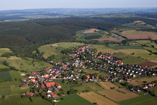Village view of Bosseborn in the state North Rhine-Westphalia