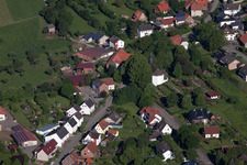 Oblique view of Village view of Bosseborn in the state North Rhine-Westphalia