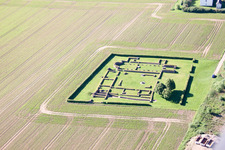 Remains of the former monastery Corvey in Hoexter in the state North Rhine-Westphalia