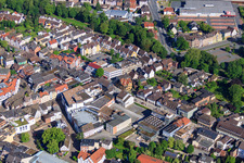 Center Corbiestraße and Salamander in Hennekenstr in Höxter in the state North Rhine-Westphalia, Germany