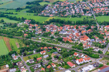 Train station Oberwerrn in the district Oberwerrn in Niederwerrn in the state Bavaria, Germany