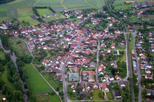Village view in the district Diebach in Hammelburg in the state Bavaria