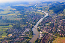 Maintal Bridge Veitshöchheim for the railway in Margetshöchheim in the state Bavaria, Germany