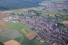 Aerial view of Dwelling - Building St. Josefs Stift Eisingen gemeinnuetzige GmbH in the district Erbachshof in Eisingen in the state Bavaria