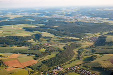 District Unteraltertheim in Altertheim in the state Bavaria, Germany out of the air