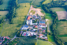 Commercial area in the district Waldwimmersbach in Lobbach in the state Baden-Wuerttemberg, Germany