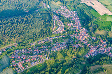 From the north in the district Waldwimmersbach in Lobbach in the state Baden-Wuerttemberg, Germany