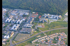 Industrial area on Dietmar-Hopp-Allee with SAP SE in Walldorf in the state Baden-Wuerttemberg, Germany
