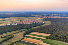 Erlenbach lowlands at the Bienwald in Kandel in the state Rhineland-Palatinate, Germany