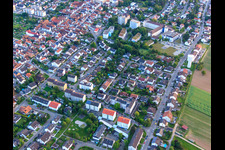 Aerial photograpy of Röntgenstr in Kandel in the state Rhineland-Palatinate, Germany