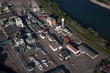 Lauterbourg in the state Bas-Rhin, France from the plane