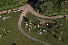 Haras de la Neée in Neewiller-près-Lauterbourg in the state Bas-Rhin, France out of the air