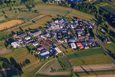 Zeppelinstr commercial area in Au am Rhein in the state Baden-Wuerttemberg, Germany