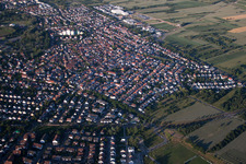 Friedenstr in the district Mörsch in Rheinstetten in the state Baden-Wuerttemberg, Germany