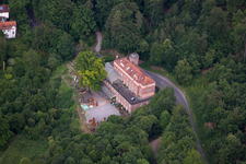 Aerial photograpy of Wilhelmshöhe in Ettlingen in the state Baden-Wuerttemberg, Germany